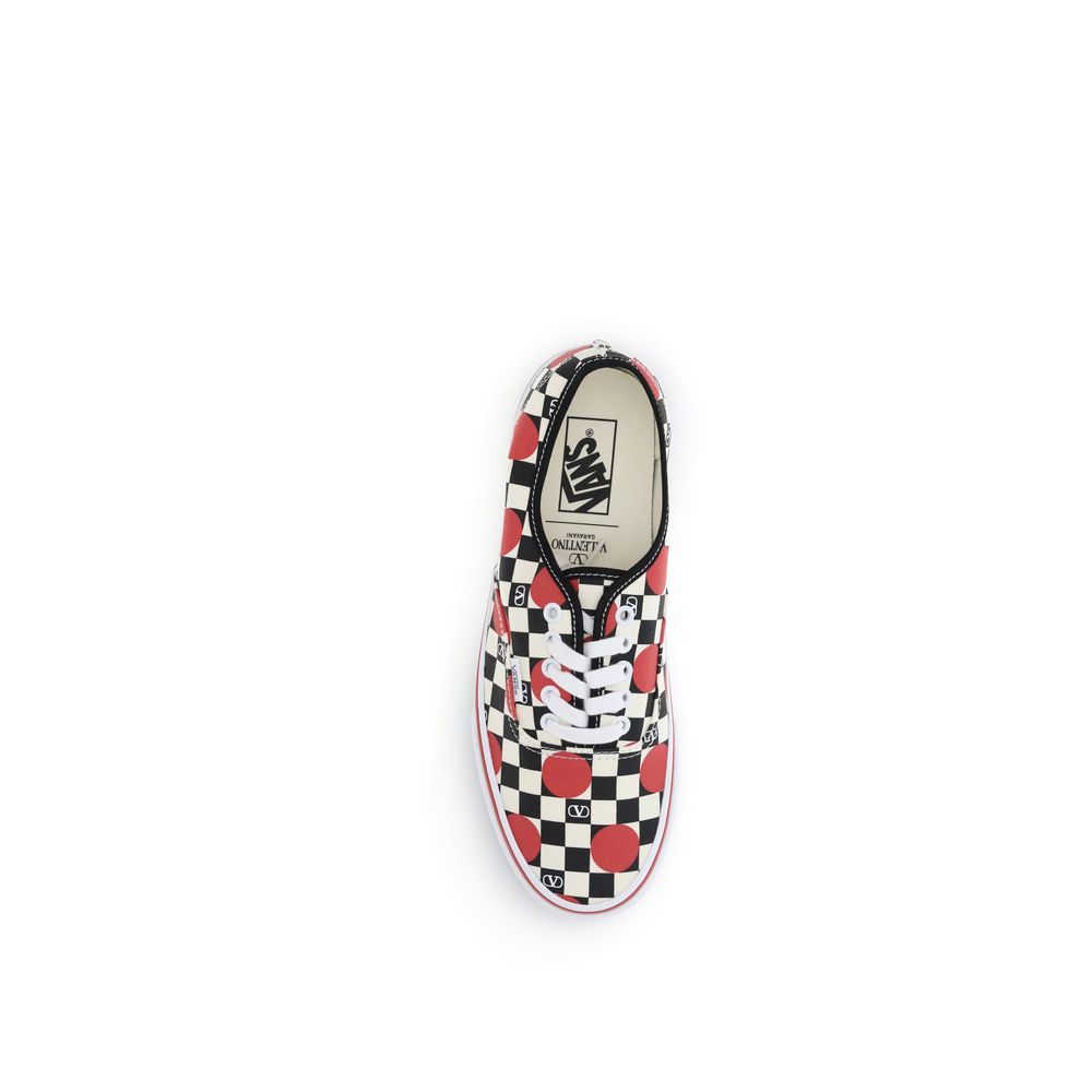 Valentino Garavani x Vans Checkerboard & Polka Print Sneakers
