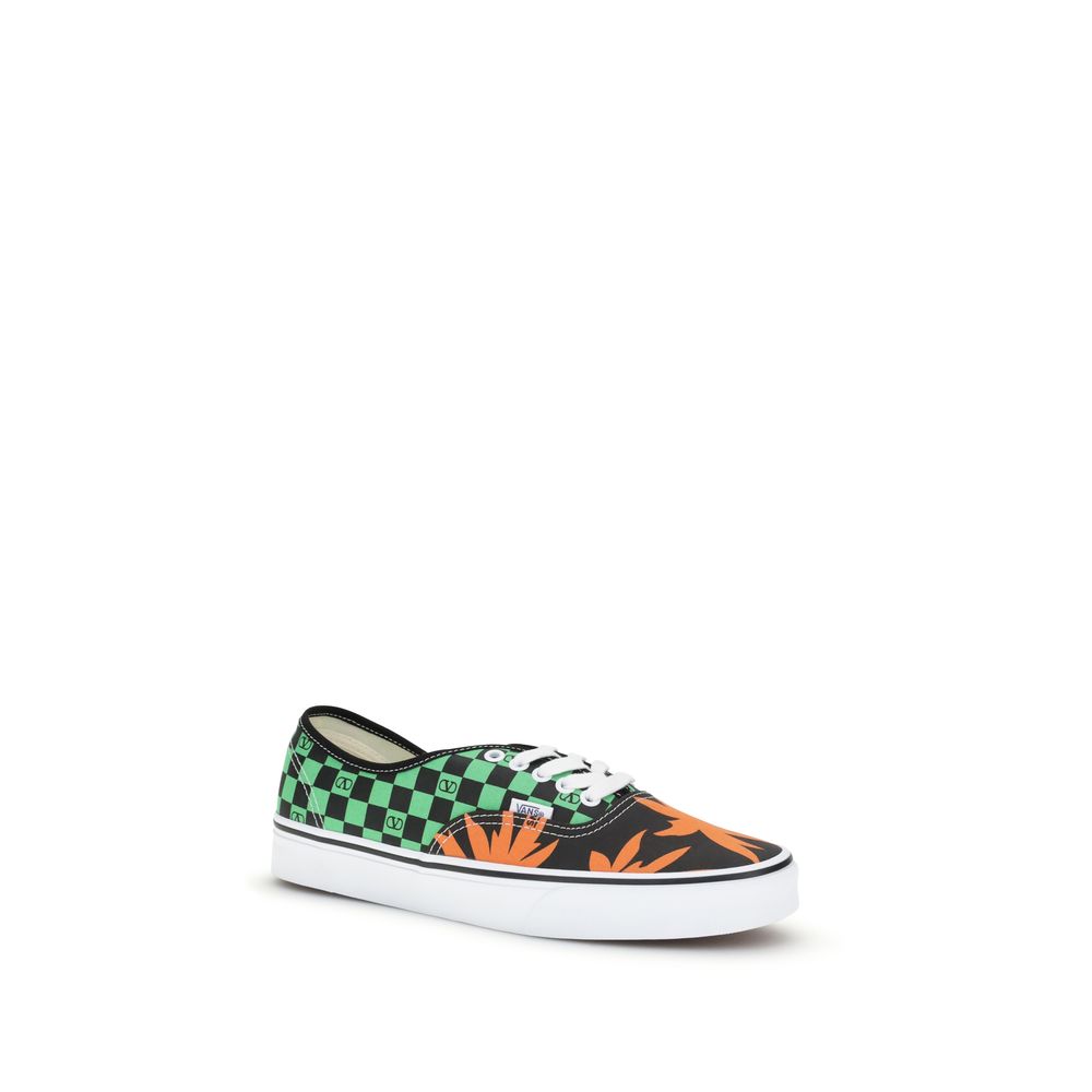 Valentino Garavani X Vans Checkerboard Tropical Print Sneakers