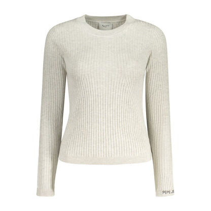 Pepe Jeans Gray Cotton Women Sweater