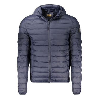 Cavalli Class Blue Polyester Padded Jacket for Men
