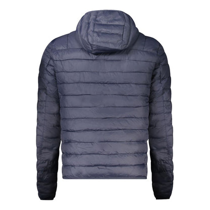 Cavalli Class Blue Polyester Padded Jacket for Men