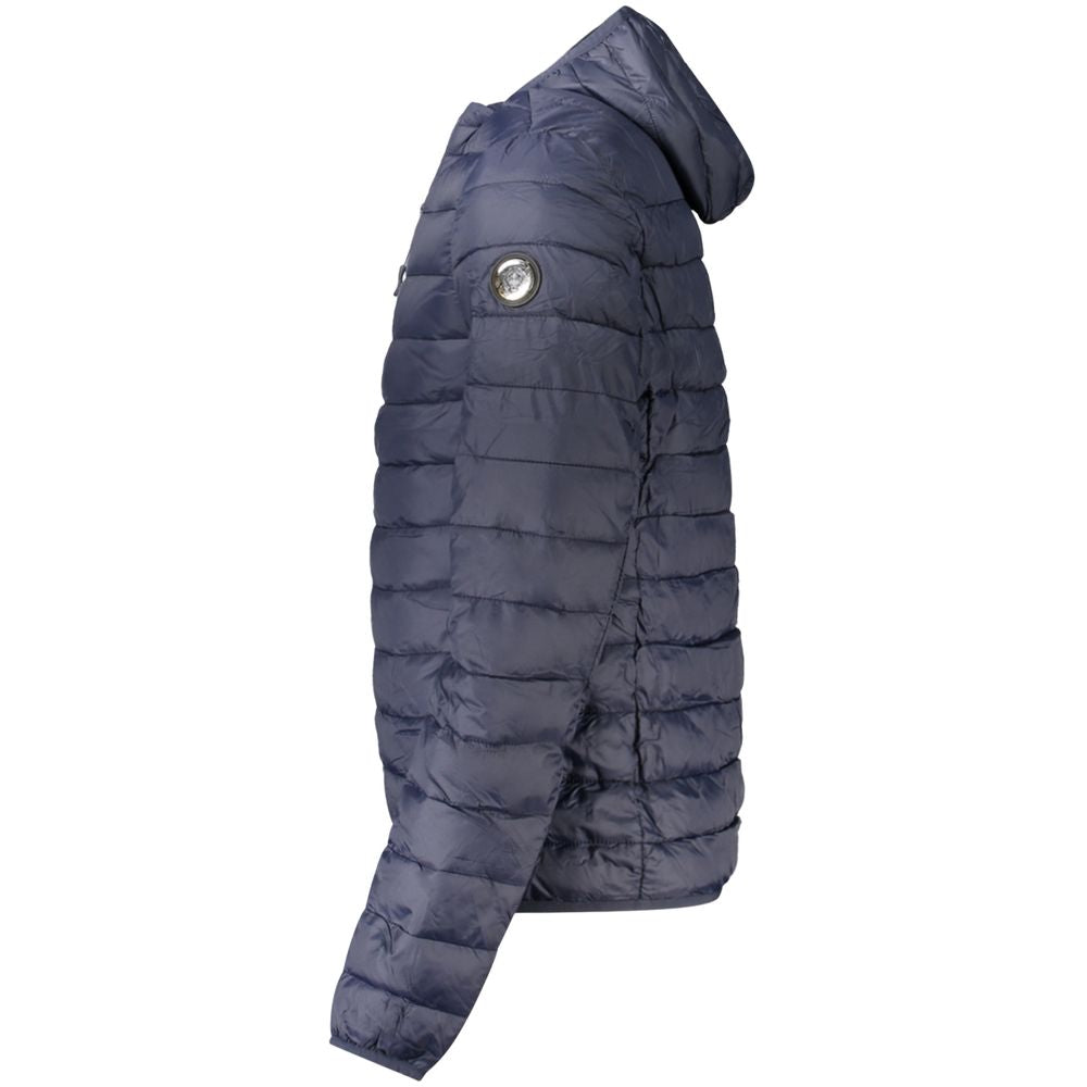 Cavalli Class Blue Polyester Padded Jacket for Men