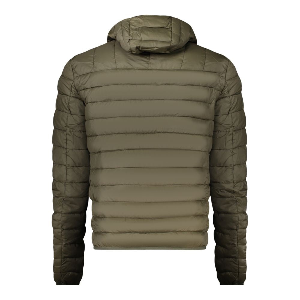Cavalli Class Green Lightweight Padded Jacket