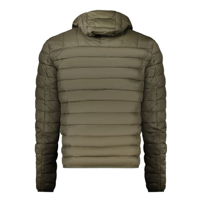 Cavalli Class Green Lightweight Padded Jacket