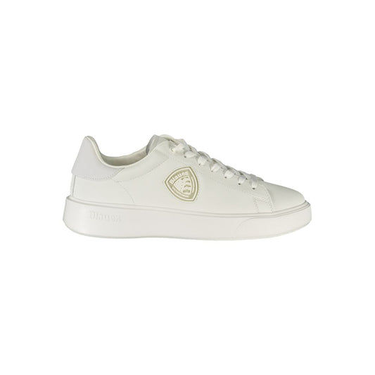 BLAUER Bianco Poliestere Men's Sneaker