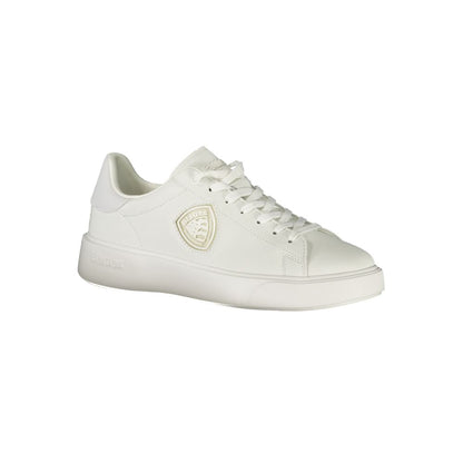 BLAUER Bianco Poliestere Men's Sneaker
