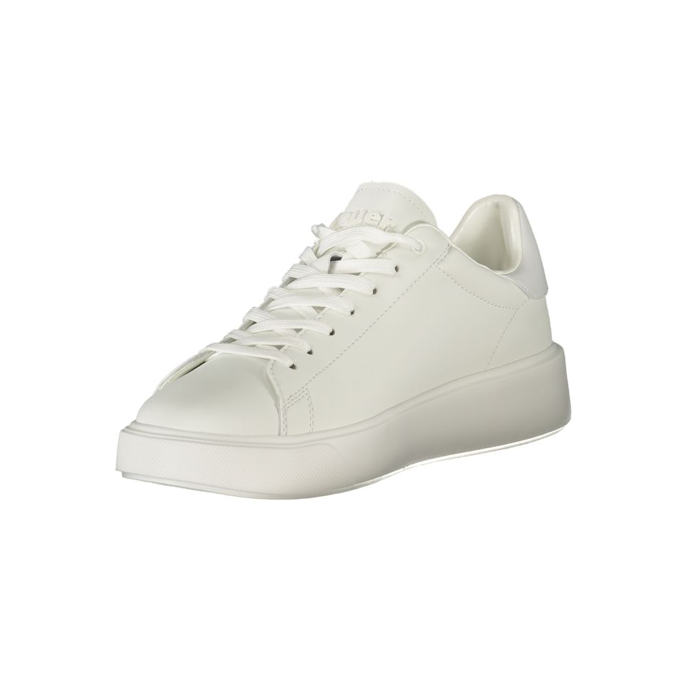 BLAUER Bianco Poliestere Men's Sneaker