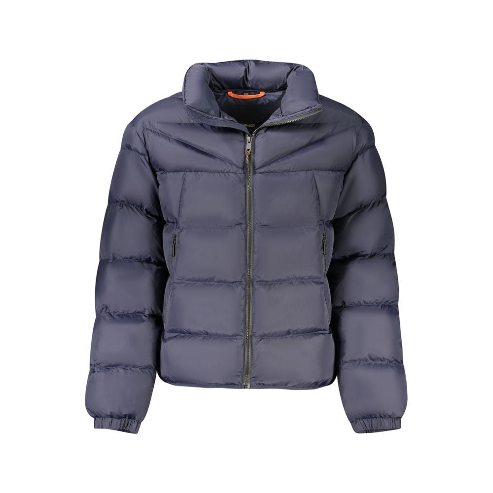 Napapijri Blue A-Molveno Stand Puffer Jacket for Men