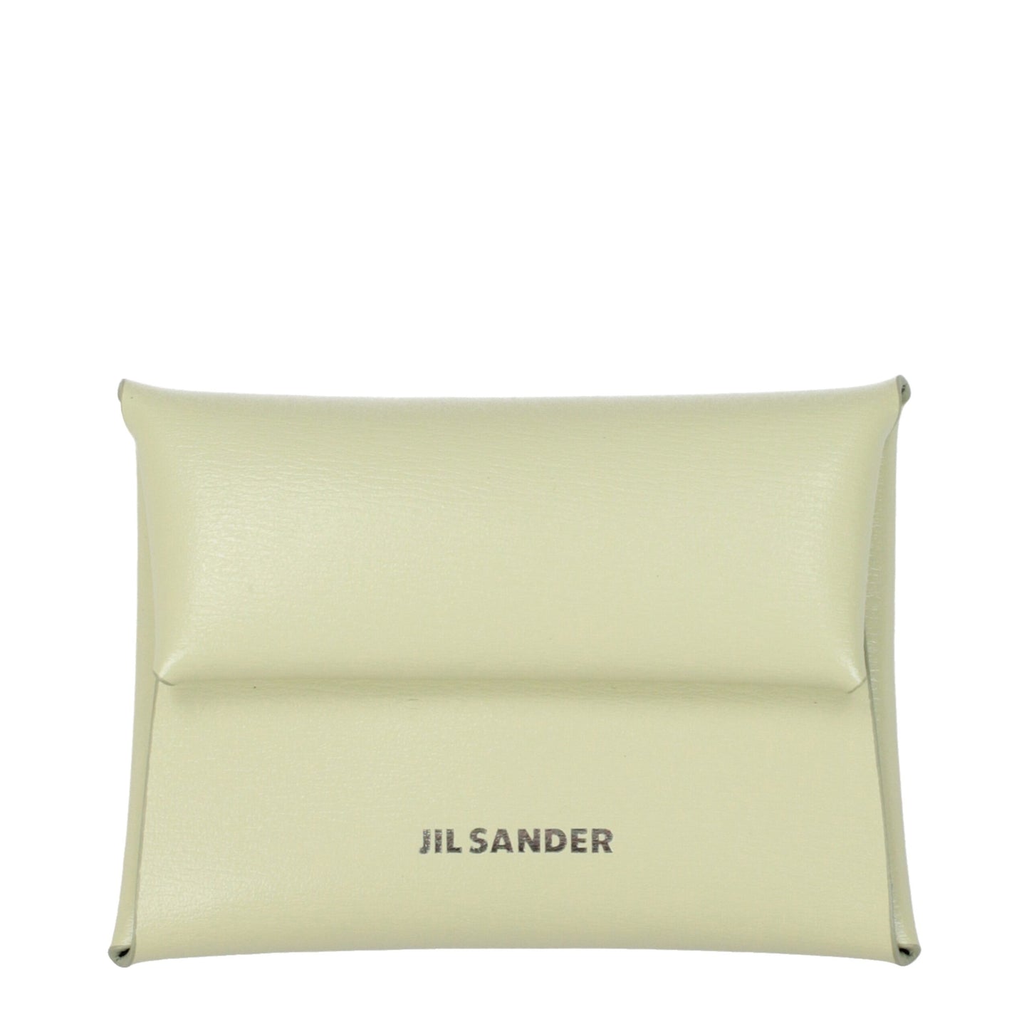 Jil Sander Green Leather Coin Purse