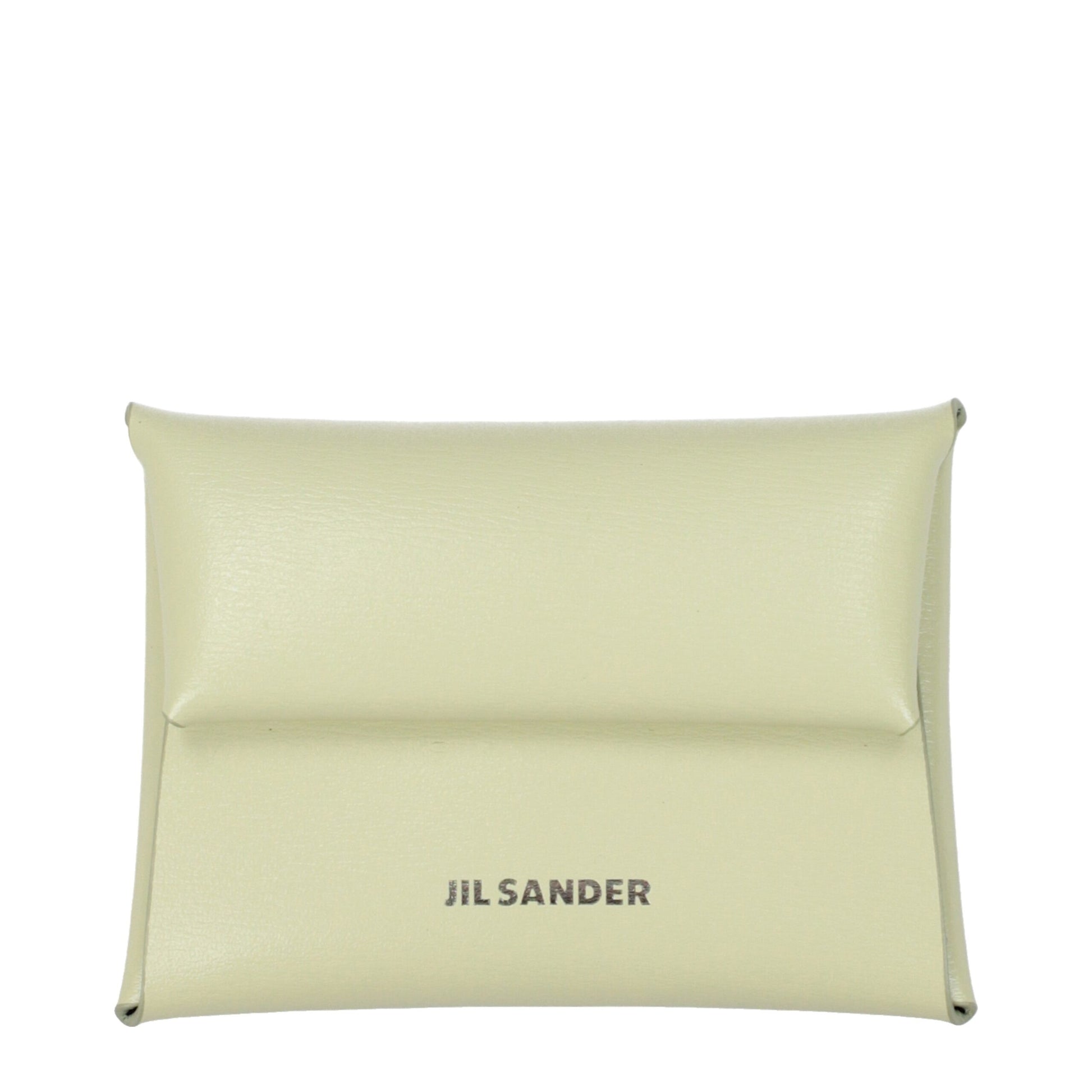 Jil Sander Green Leather Coin Purse