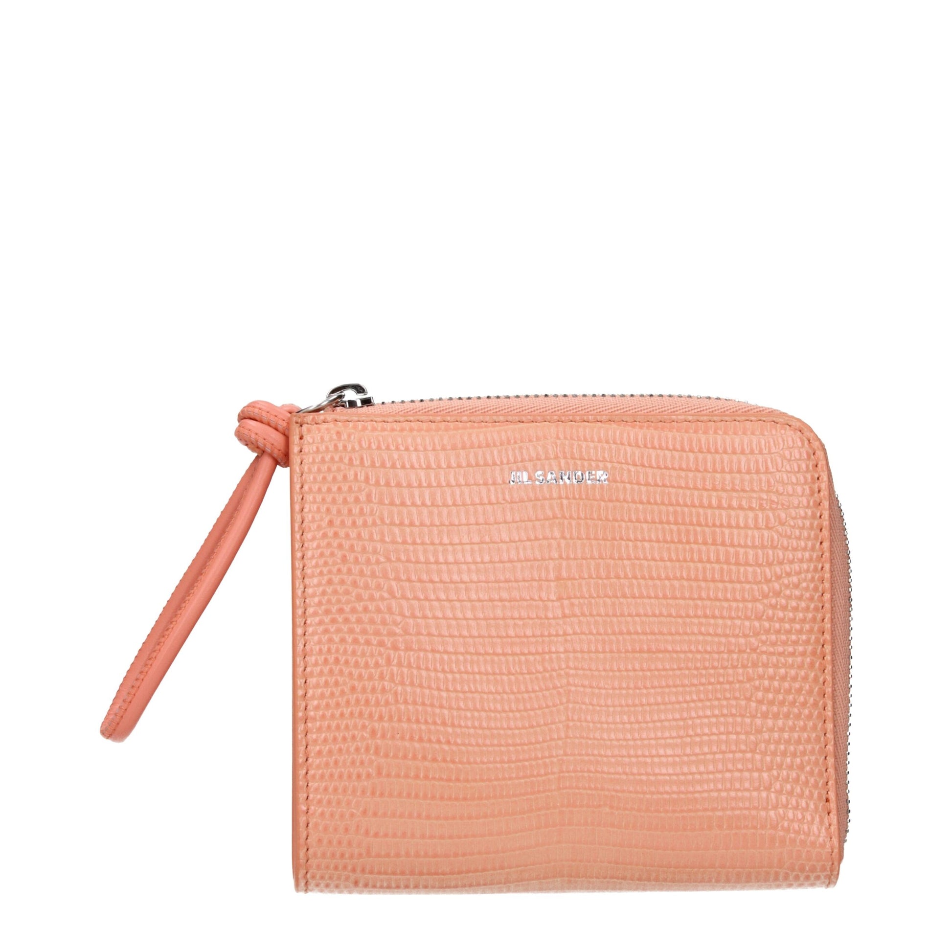 Jil Sander Pink Leather Coin Purse