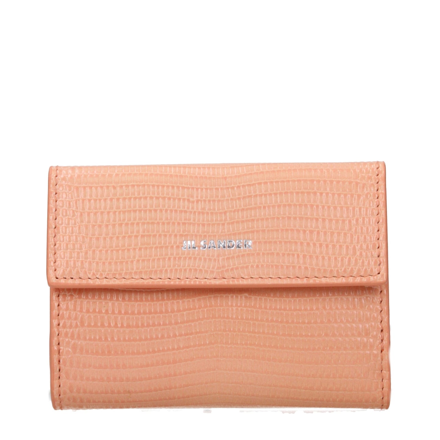 Jil Sander Pink Leather Wallet - Contemporary Elegance in Design