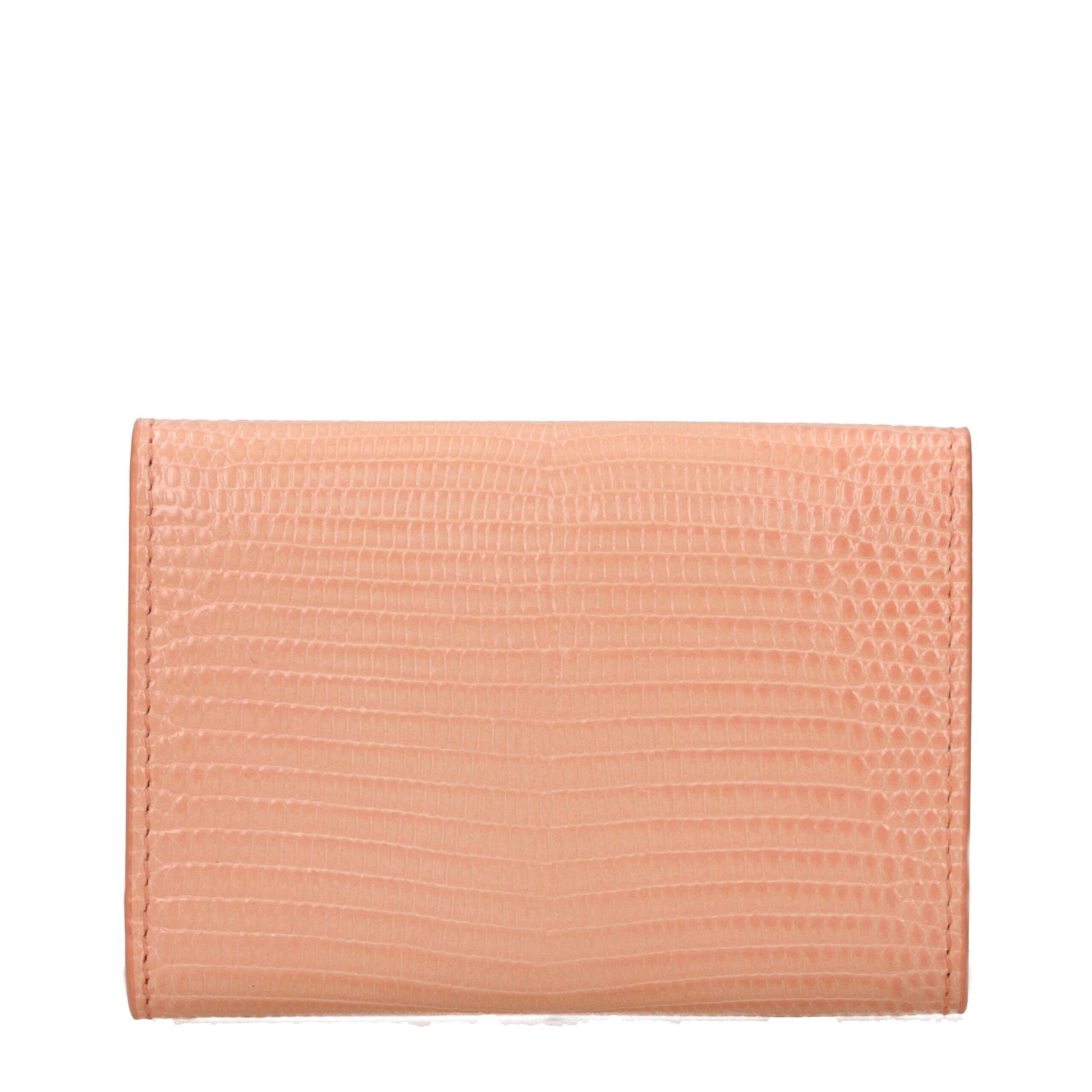 Jil Sander Pink Leather Wallet - Contemporary Elegance in Design