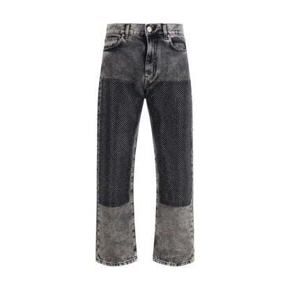 PINKO Five-Pocket Jeans with Mini Studs