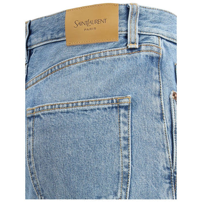 Saint Laurent 90s-Inspired Slim-Fit Jeans in Denim