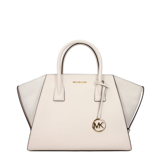 Michael Kors Beige Leather Handbag - Effortless Elegance