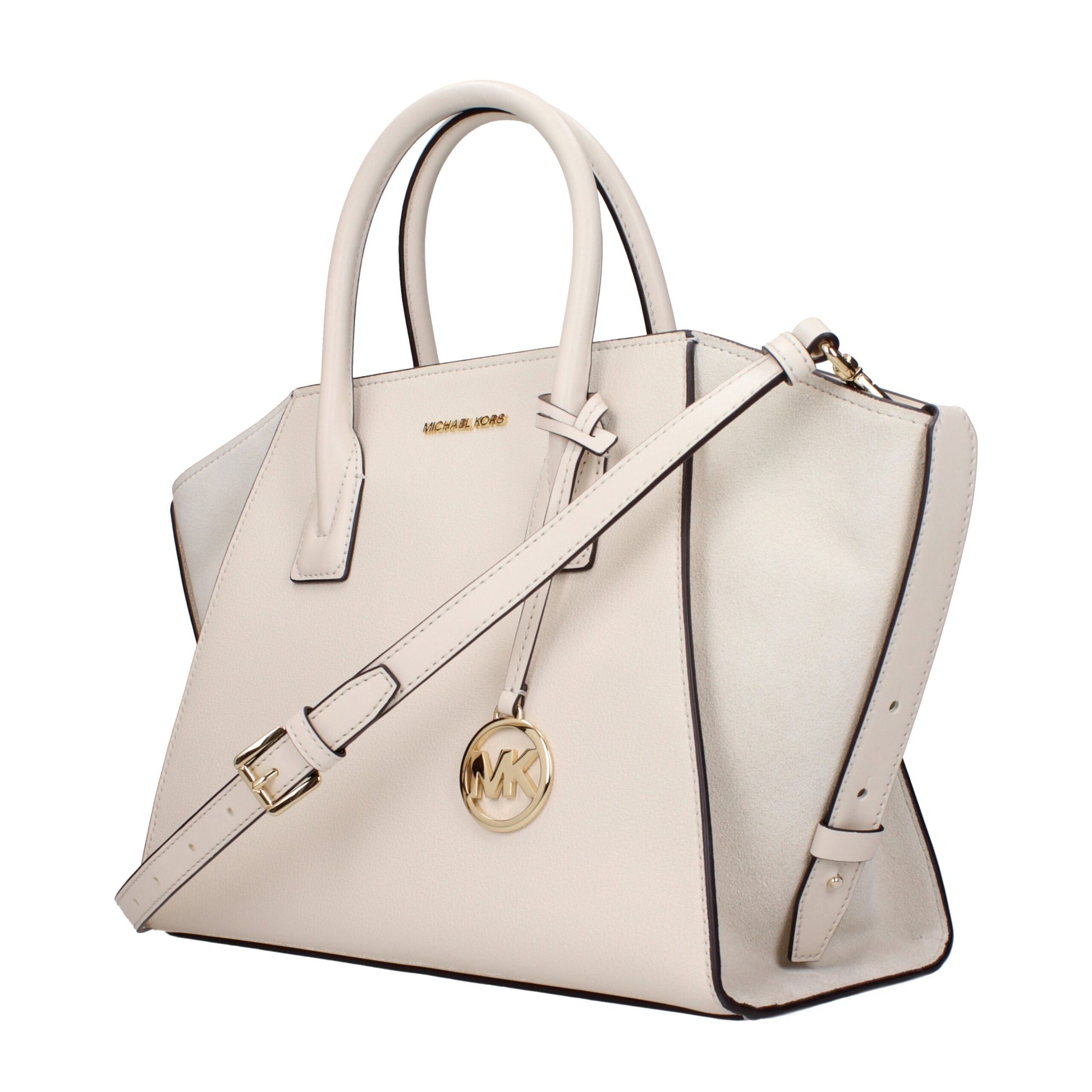 Michael Kors Beige Leather Handbag - Effortless Elegance