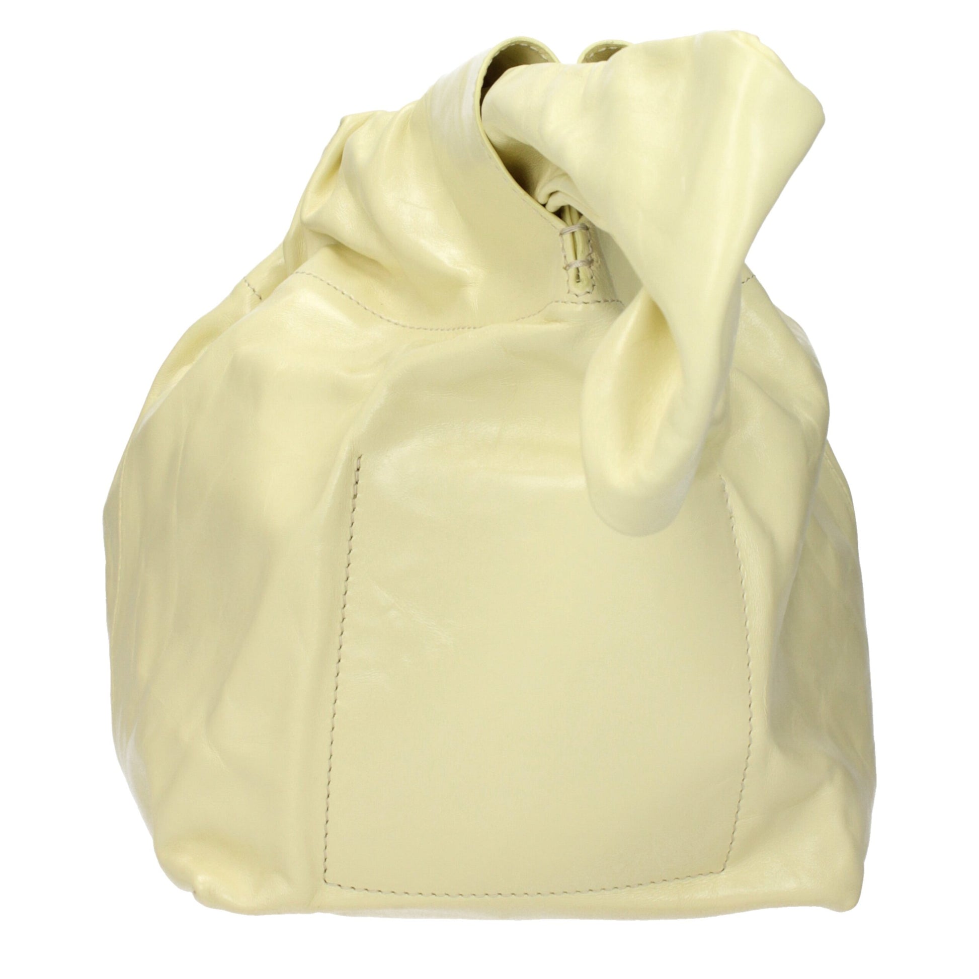 Jil Sander Yellow Leather Handbag - Vintage Elegance Redefined