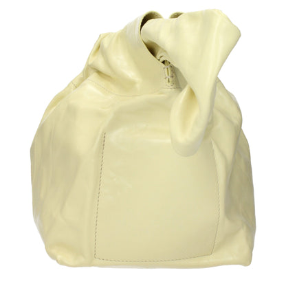 Jil Sander Yellow Leather Handbag - Vintage Elegance Redefined