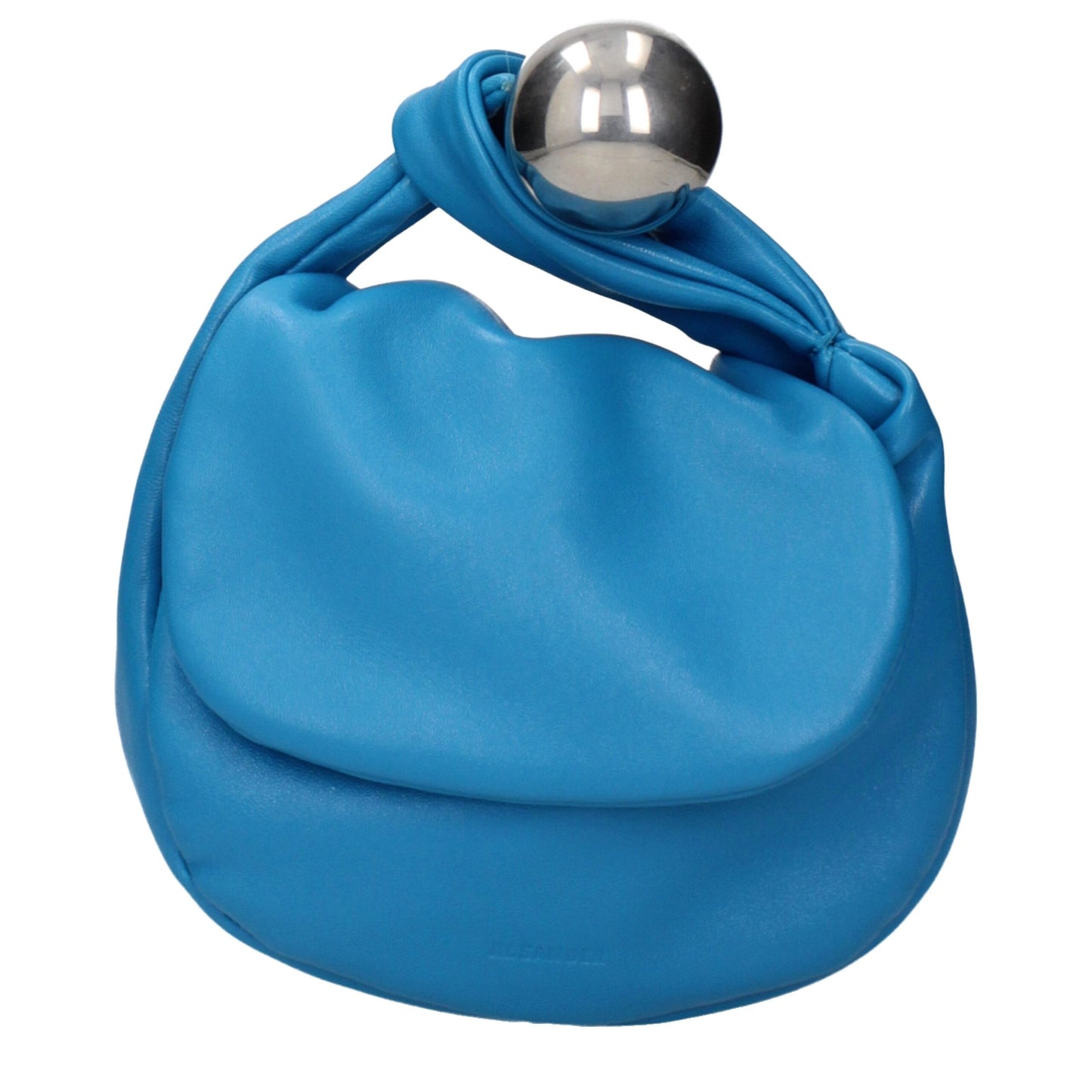 Jil Sander Blue Leather Handbag - Elegant Minimalism Redefined