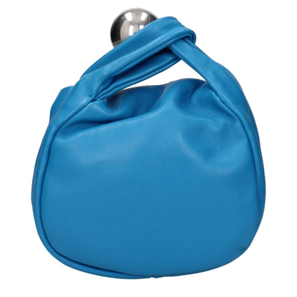 Jil Sander Blue Leather Handbag - Elegant Minimalism Redefined