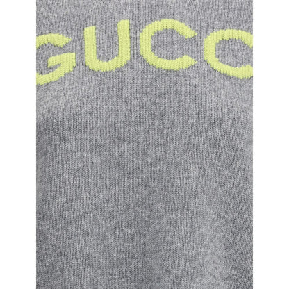 Gucci Wool Sweater with Embroidered Monogram