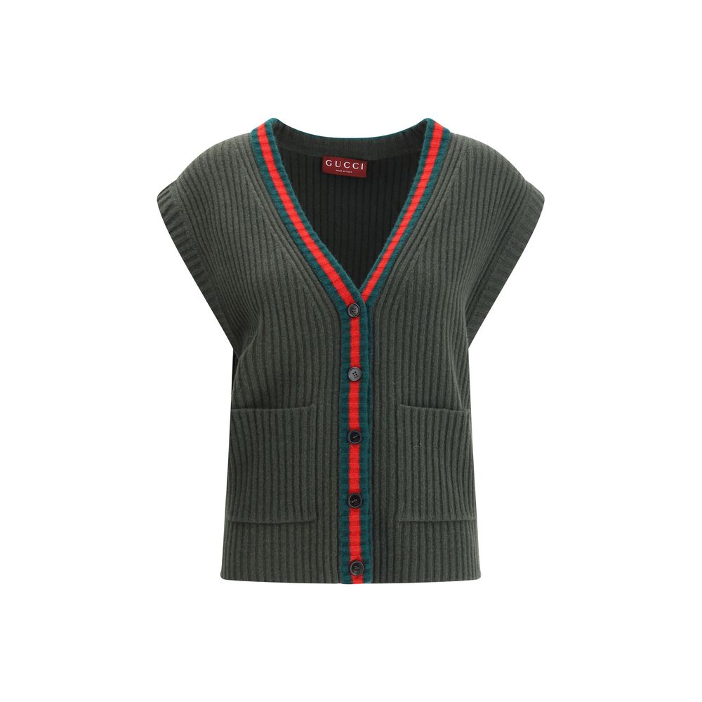 Gucci Wool Cardigan Vest: A Contemporary Classic