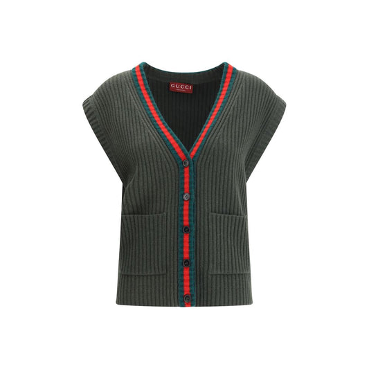 Gucci Wool Cardigan Vest: A Contemporary Classic