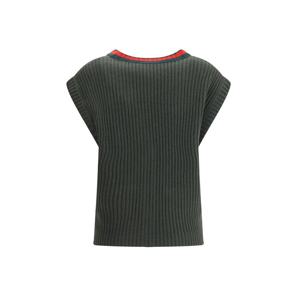 Gucci Wool Cardigan Vest: A Contemporary Classic