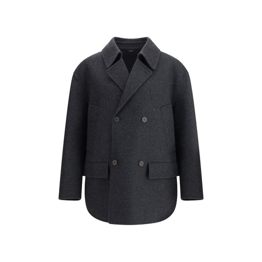 Fendi Wool Felt Double-Breasted Caban Coat