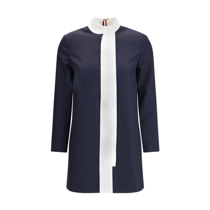 Thom Browne High Wool Suiting Shift Dress