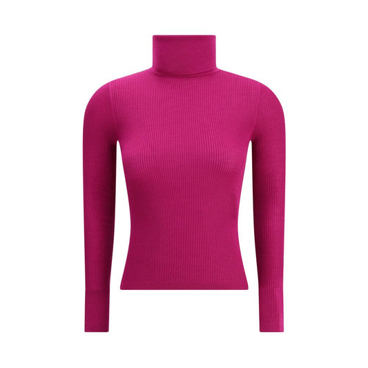 Saint Laurent Pink Turtleneck Top