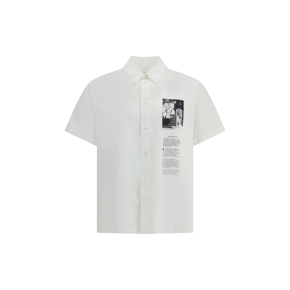 Off-White Graphic Print Bowling Shirt