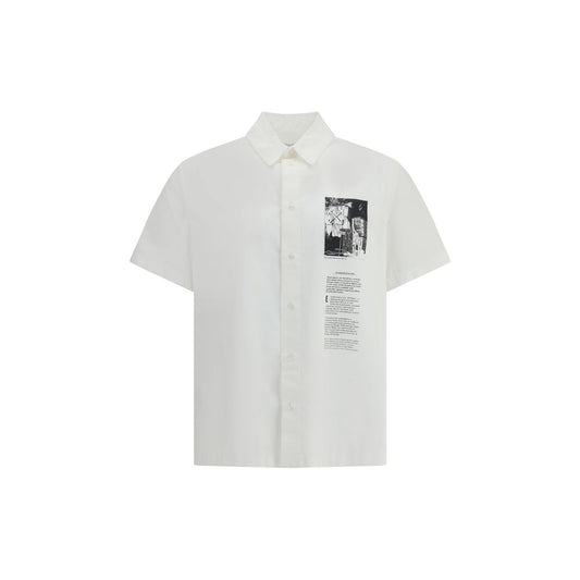 Off-White Graphic Print Bowling Shirt