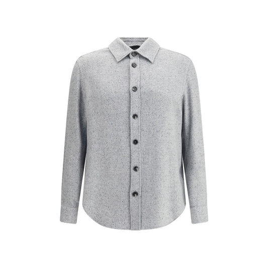 ZEGNA Button Up Shirt - Cashmere and Silk Blend
