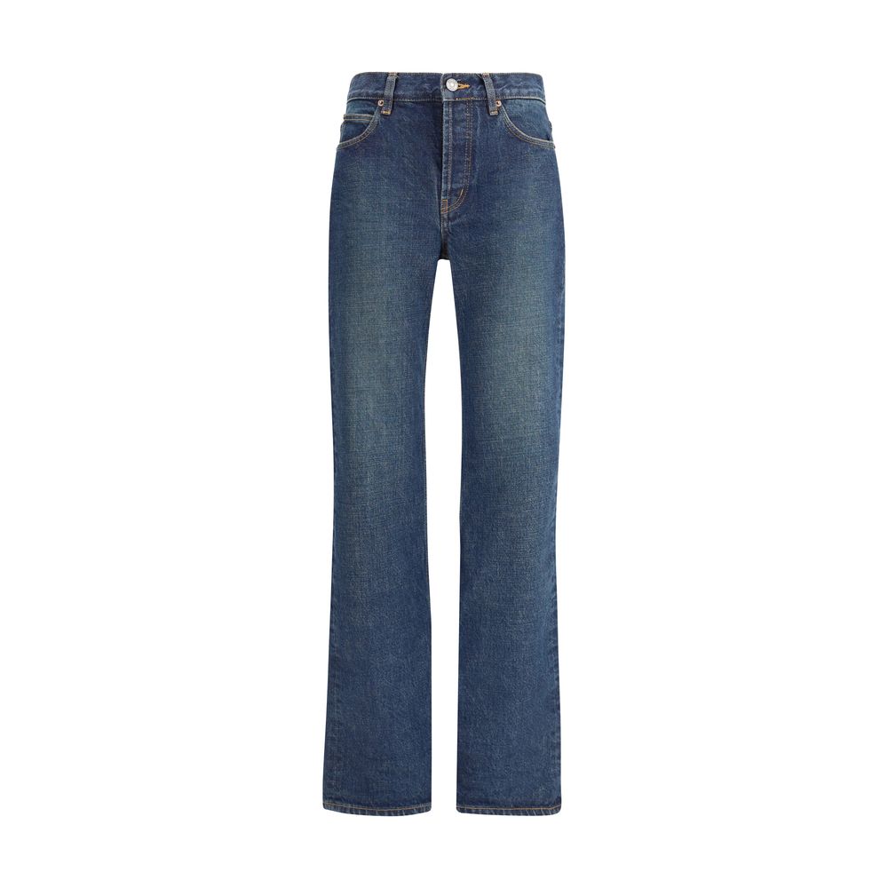 Saint Laurent Nico Low-Rise Jeans