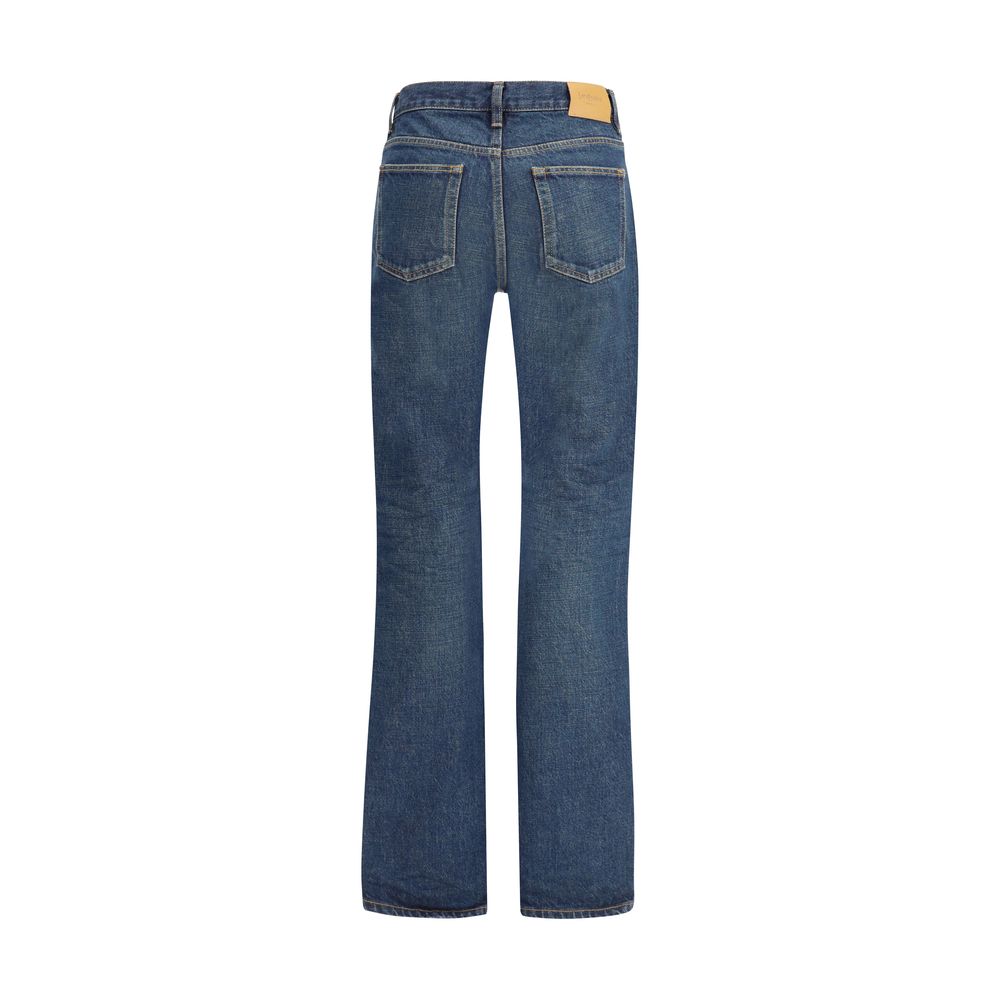 Saint Laurent Nico Low-Rise Jeans