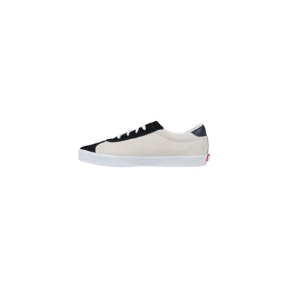 Vans Black And White Suede Leather Sneaker