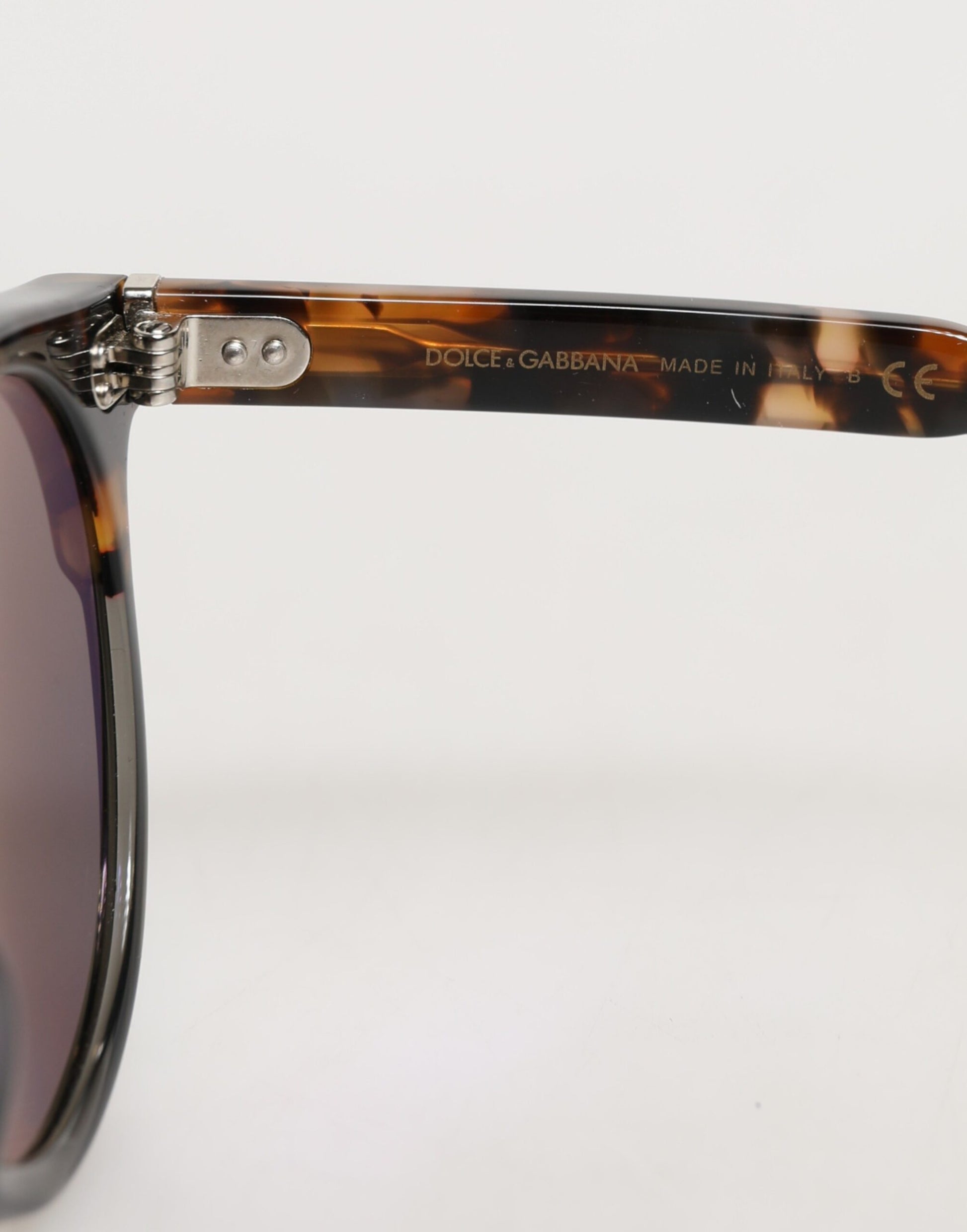Dolce & Gabbana DG4334B Brown Tortoiseshell Round Frame Shades Sunglasses