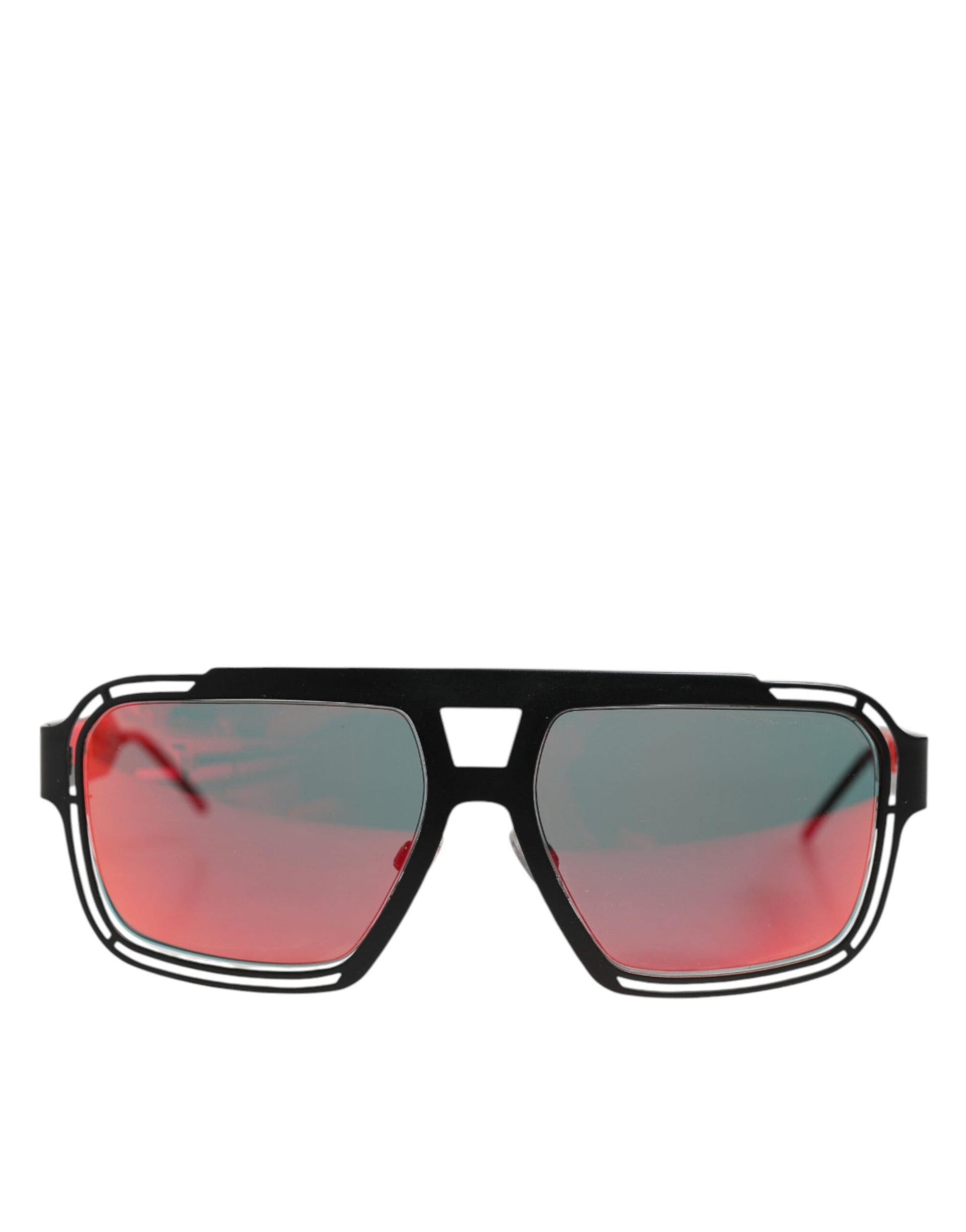 Dolce & Gabbana Black Metal Pilot Frame Shades