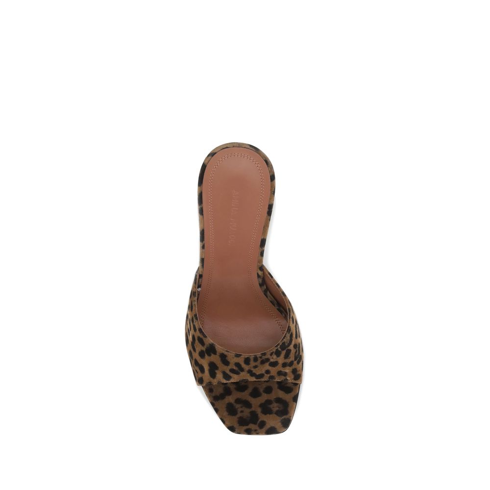 Amina Muaddi Leopard-print Lupita Sandals