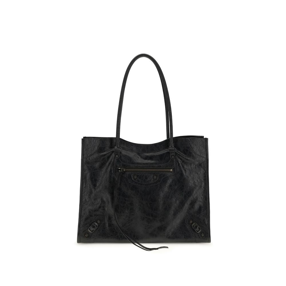Balenciaga Black Le City Tote Bag