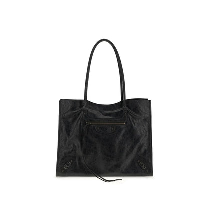 Balenciaga Black Le City Tote Bag
