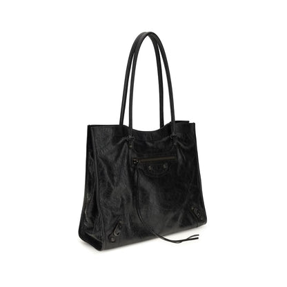 Balenciaga Black Le City Tote Bag