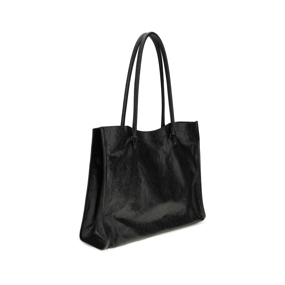 Balenciaga Black Le City Tote Bag