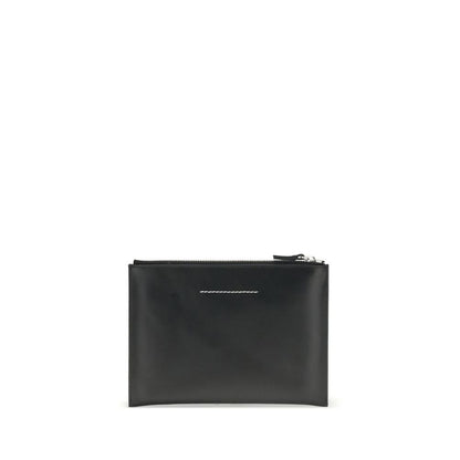 MM6 Leather Pouch - Minimalist Elegance