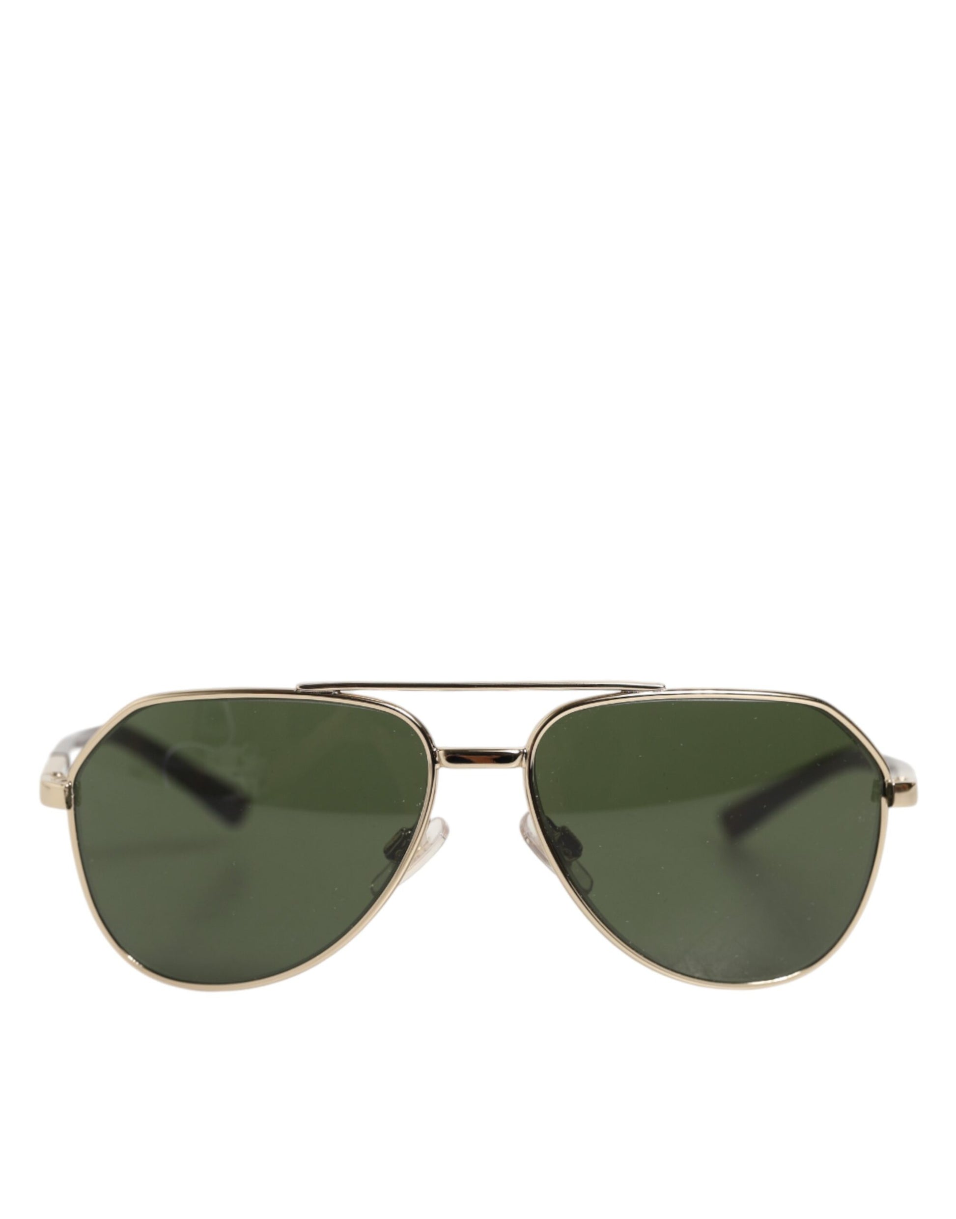Dolce & Gabbana DG2125 Silver Frame Aviator Sunglasses