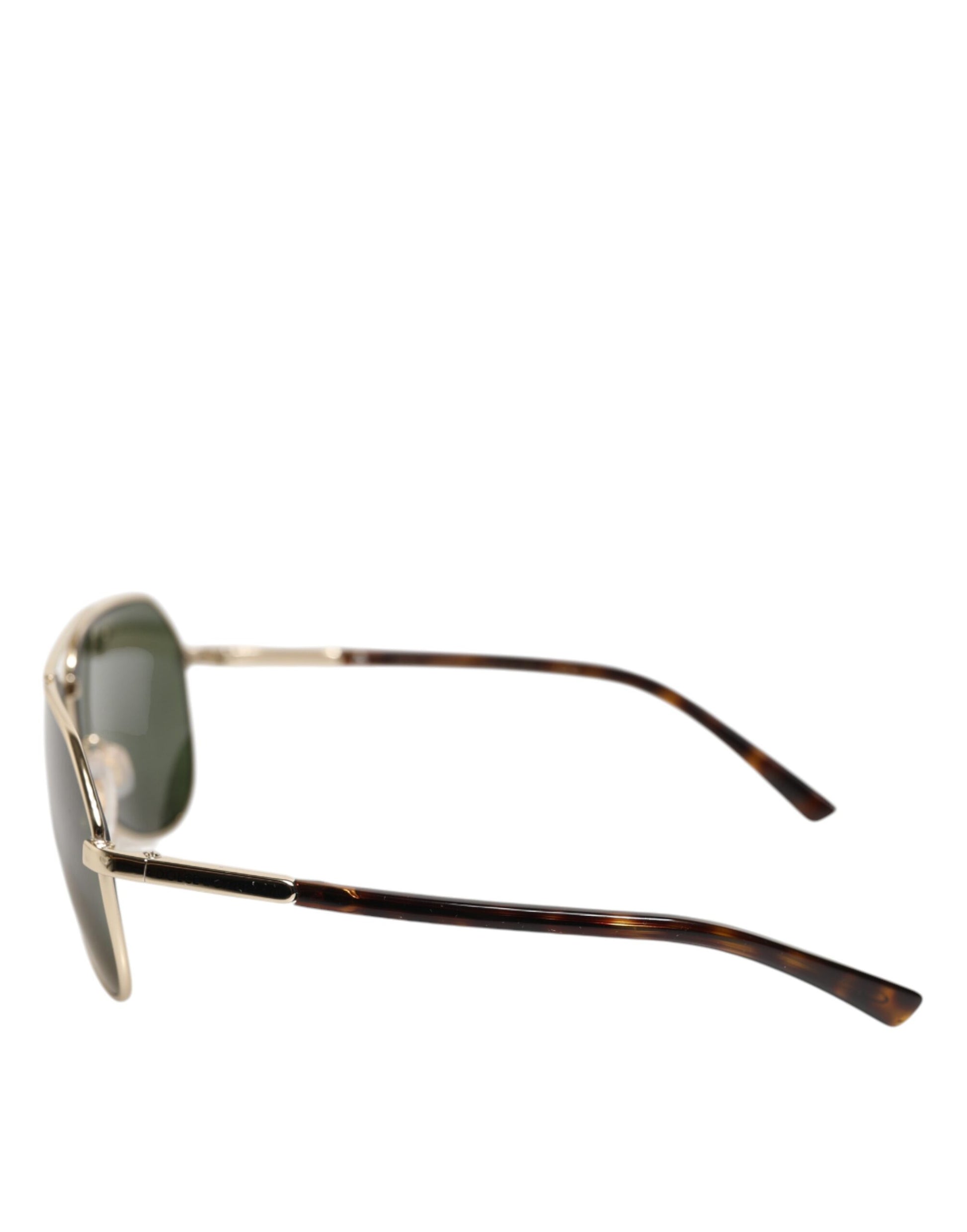 Dolce & Gabbana DG2125 Silver Frame Aviator Sunglasses