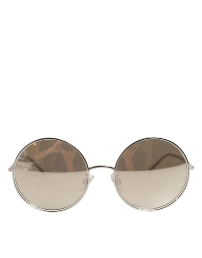 Dolce & Gabbana DG2215K Silver Metal Round Shades