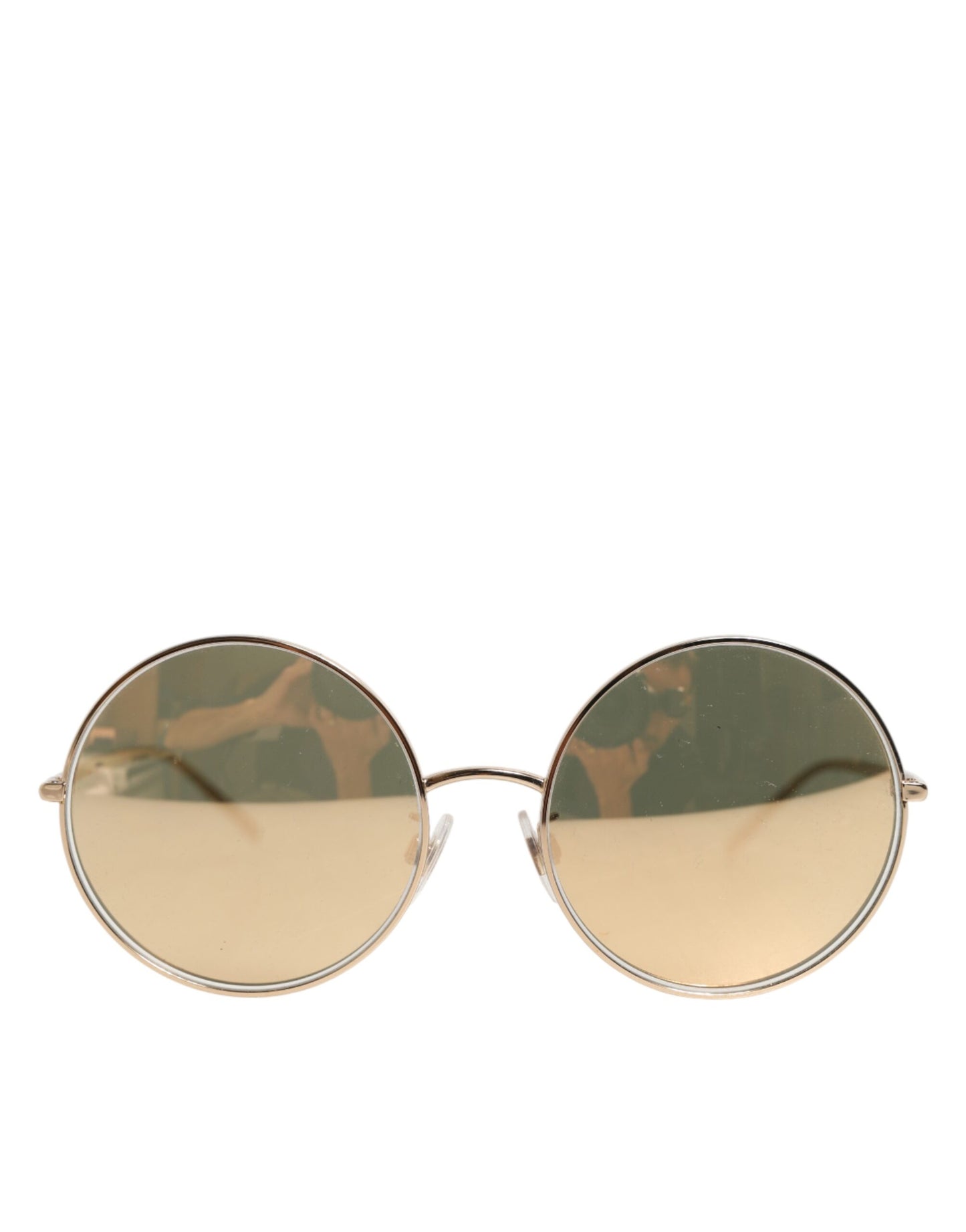 Dolce & Gabbana Gold Metal Round Shades - DG2215K Eyewear